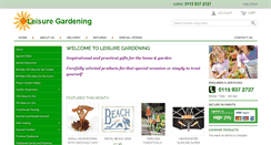 Desktop Screenshot of leisuregardening.co.uk